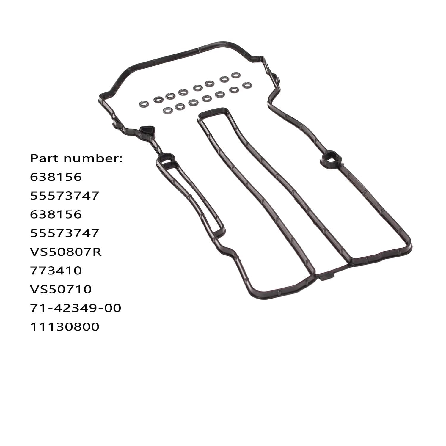 AUCERAMIC VS50807R engine bay fit shows secure gasket seating during maintenance