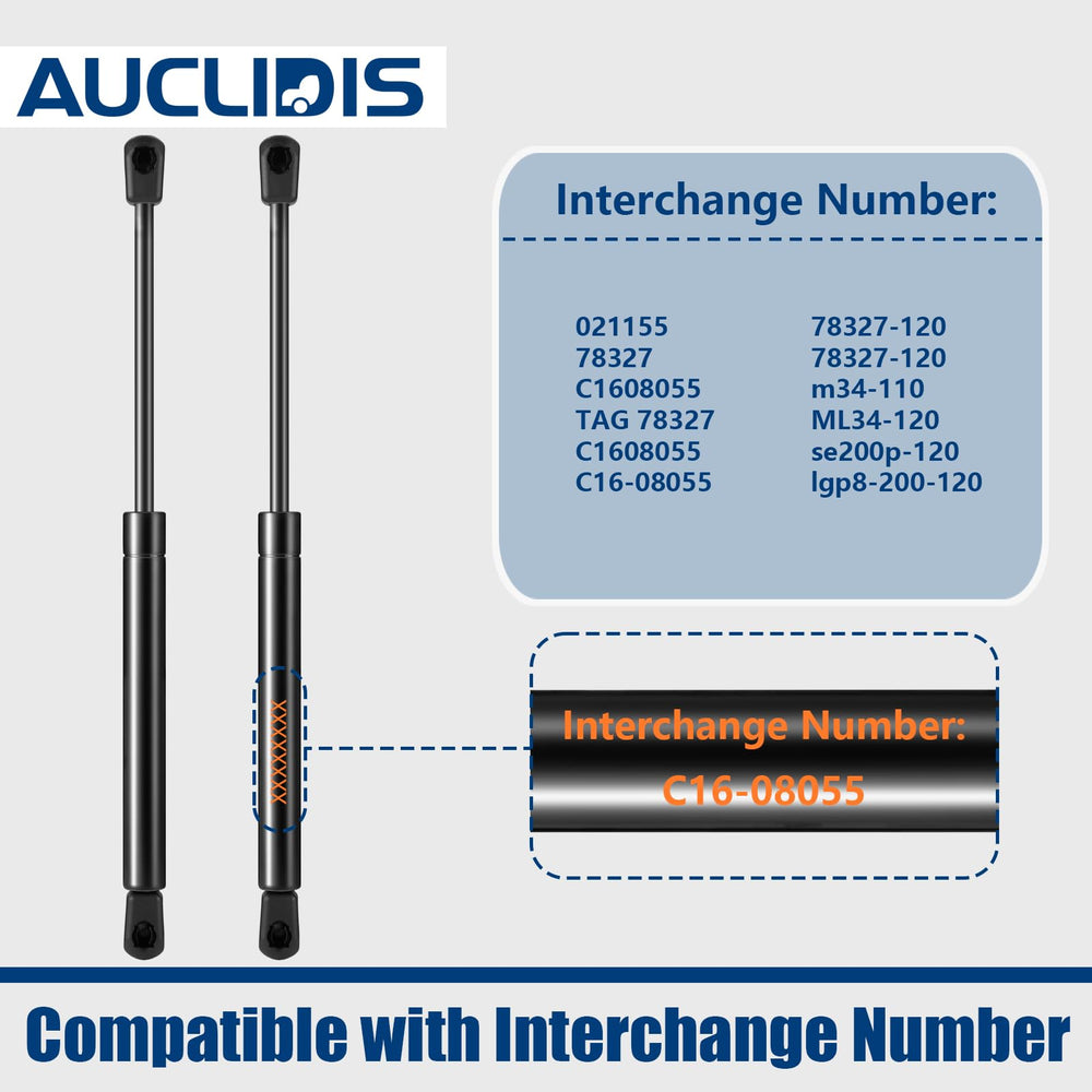 AUCLIDIS 12.20 inch collapsed length gas strut with nylon sockets
