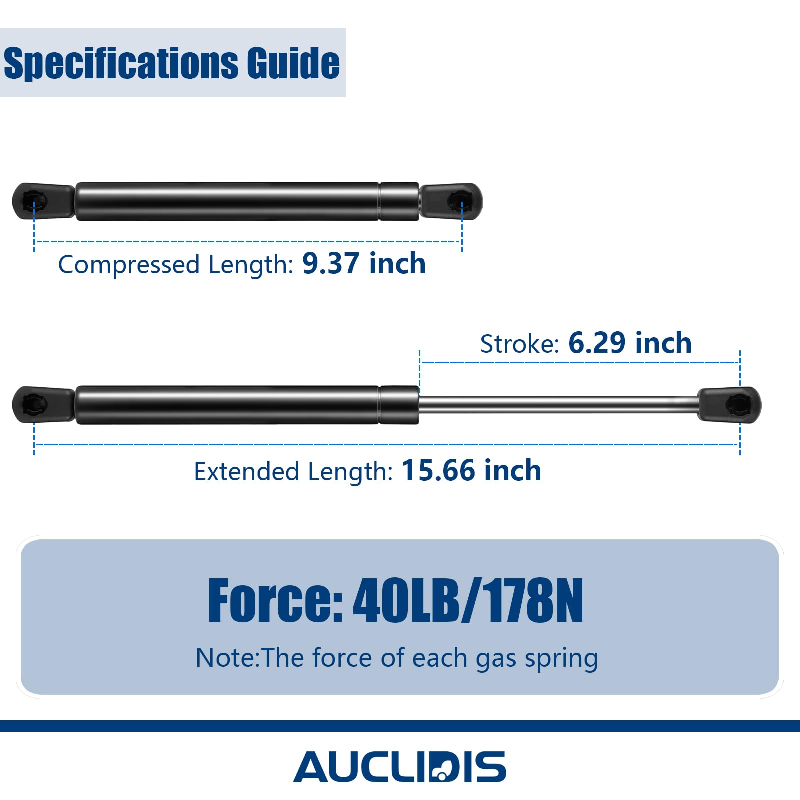 AUCLIDIS C16-19568 compressed length fits compact storage and quick deployment.