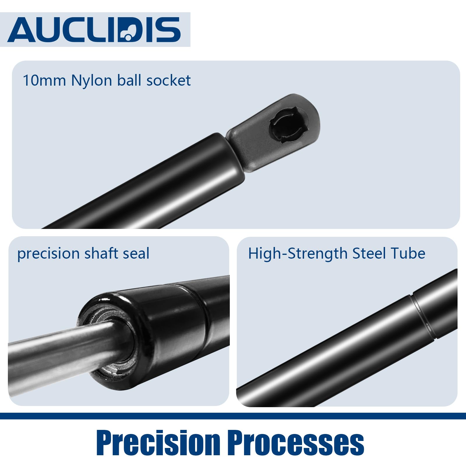 AUCLIDIS installation steps; three-step, tool-free replacement process