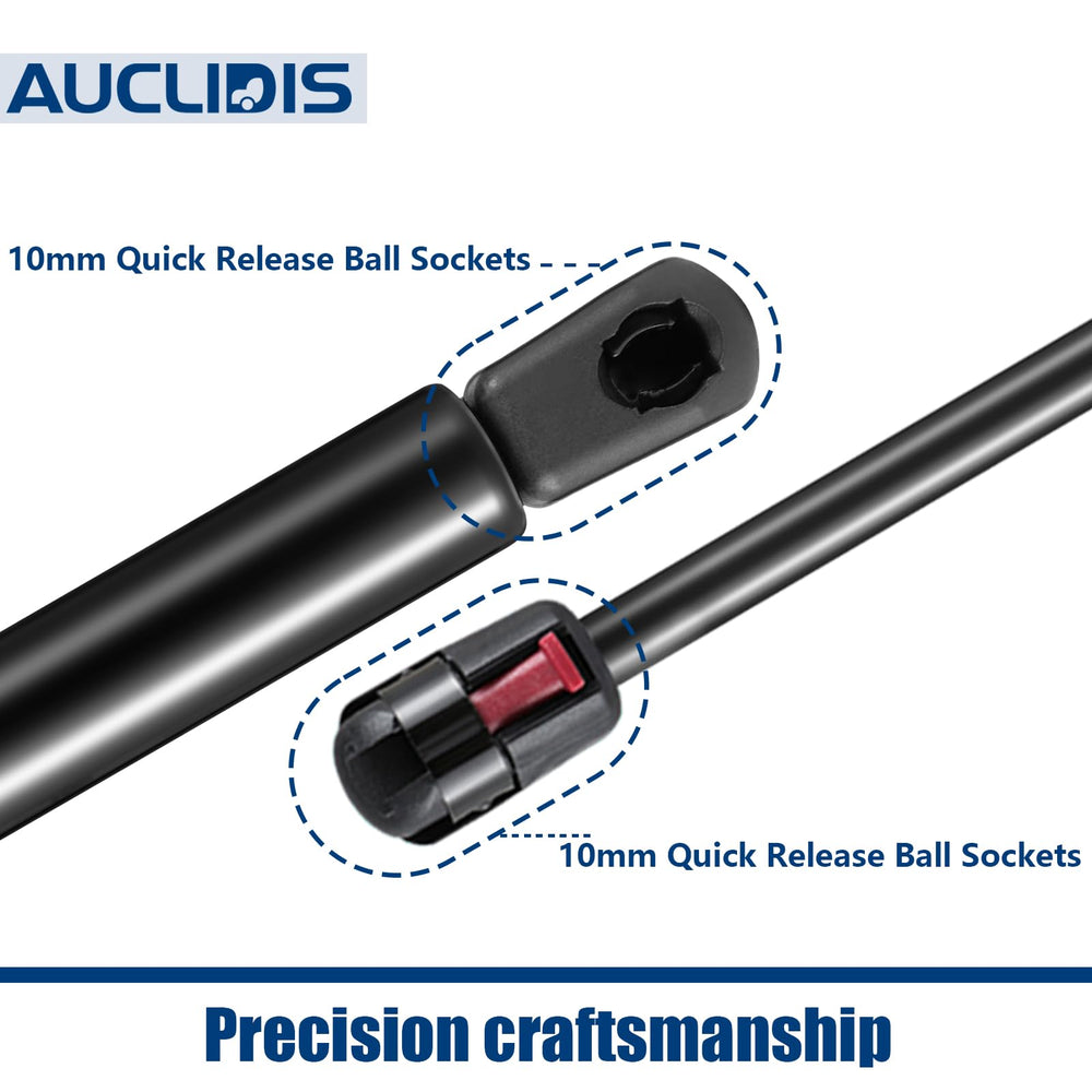 Includes two gas struts and installation guide for simple replacement.