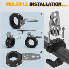 Audak 304 stainless L brackets resist corrosion in harsh environments