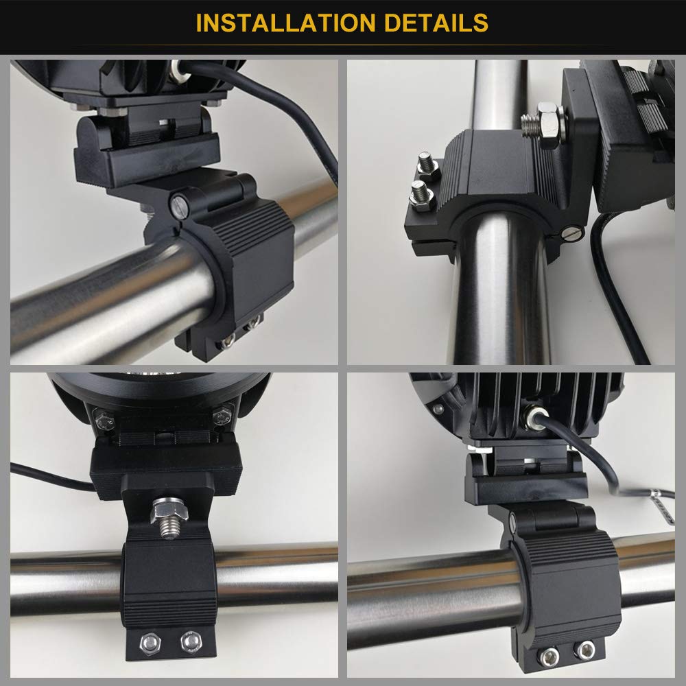 Audak easy-installation clamp ready to attach without drilling.