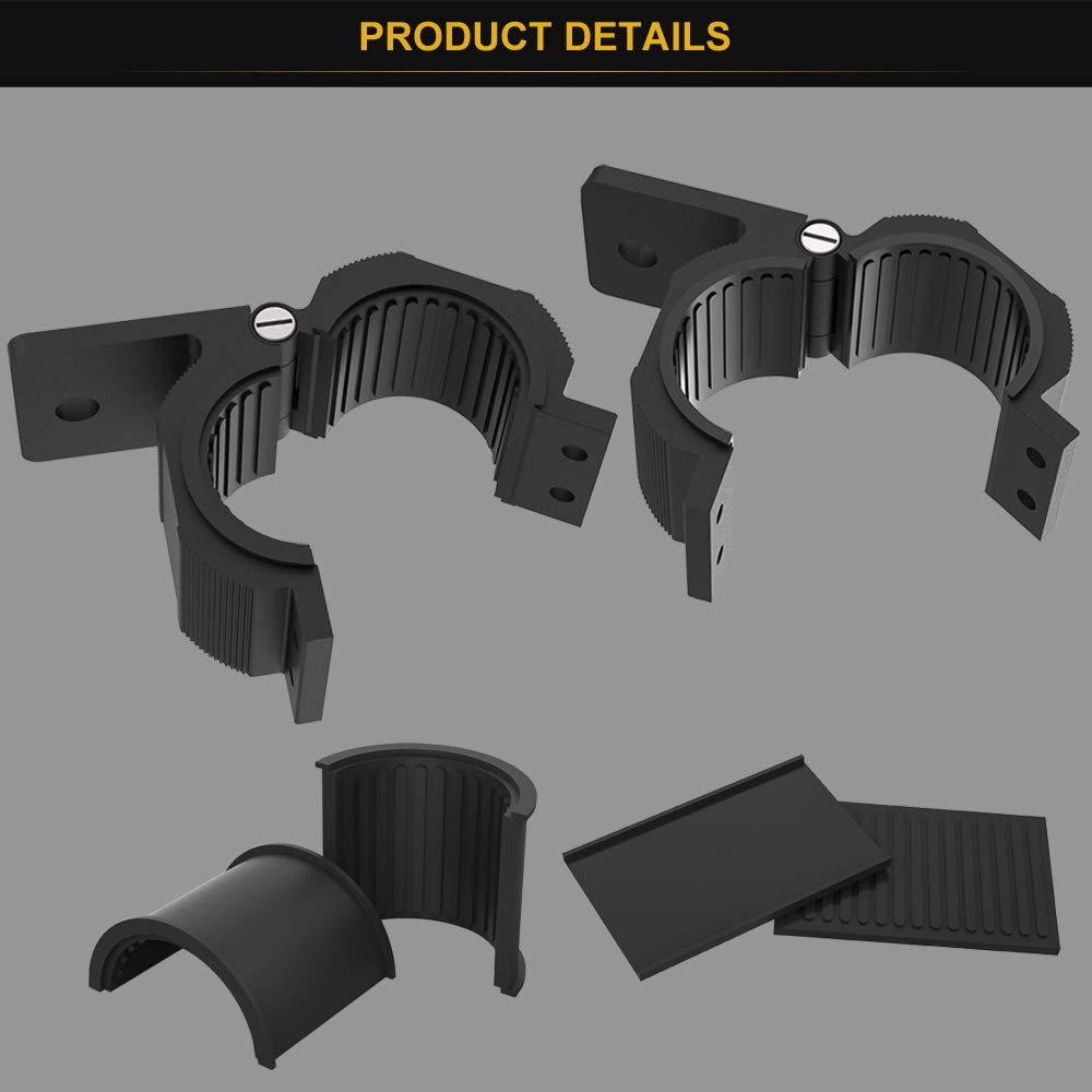 Audak powder coated finish resists corrosion for outdoor use.