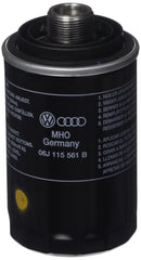 Audi Genuine oil filter 06J115403Q, direct-fit OEM part for engine filtration.