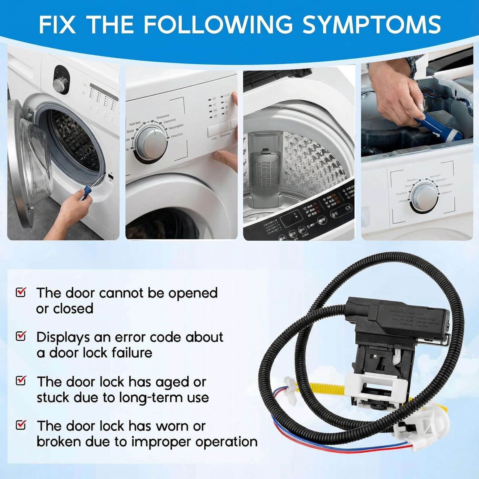 AufewB W11307244 quiet operation during washing cycles