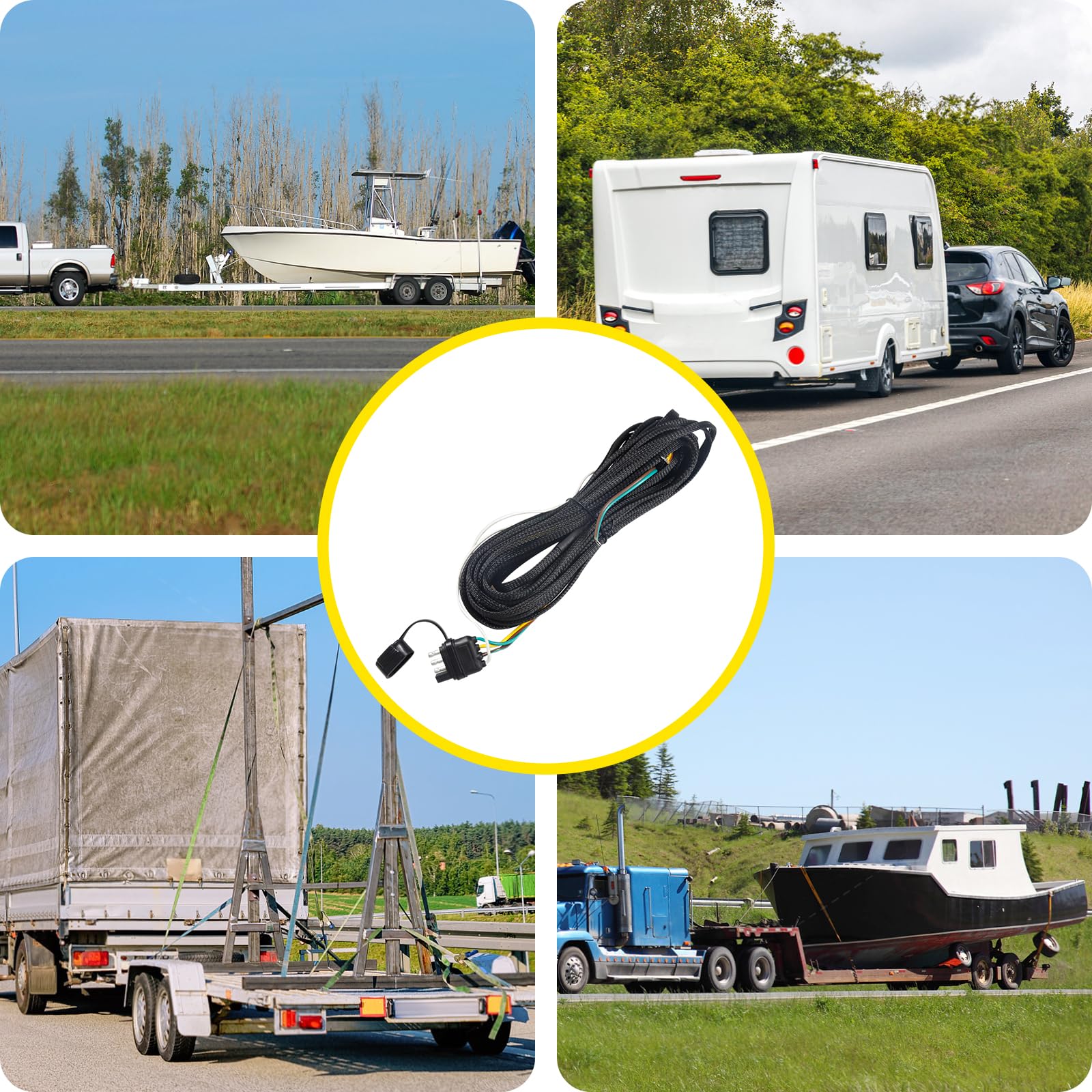 Aufind tinned ends provide corrosion resistance for outdoor trailer wiring