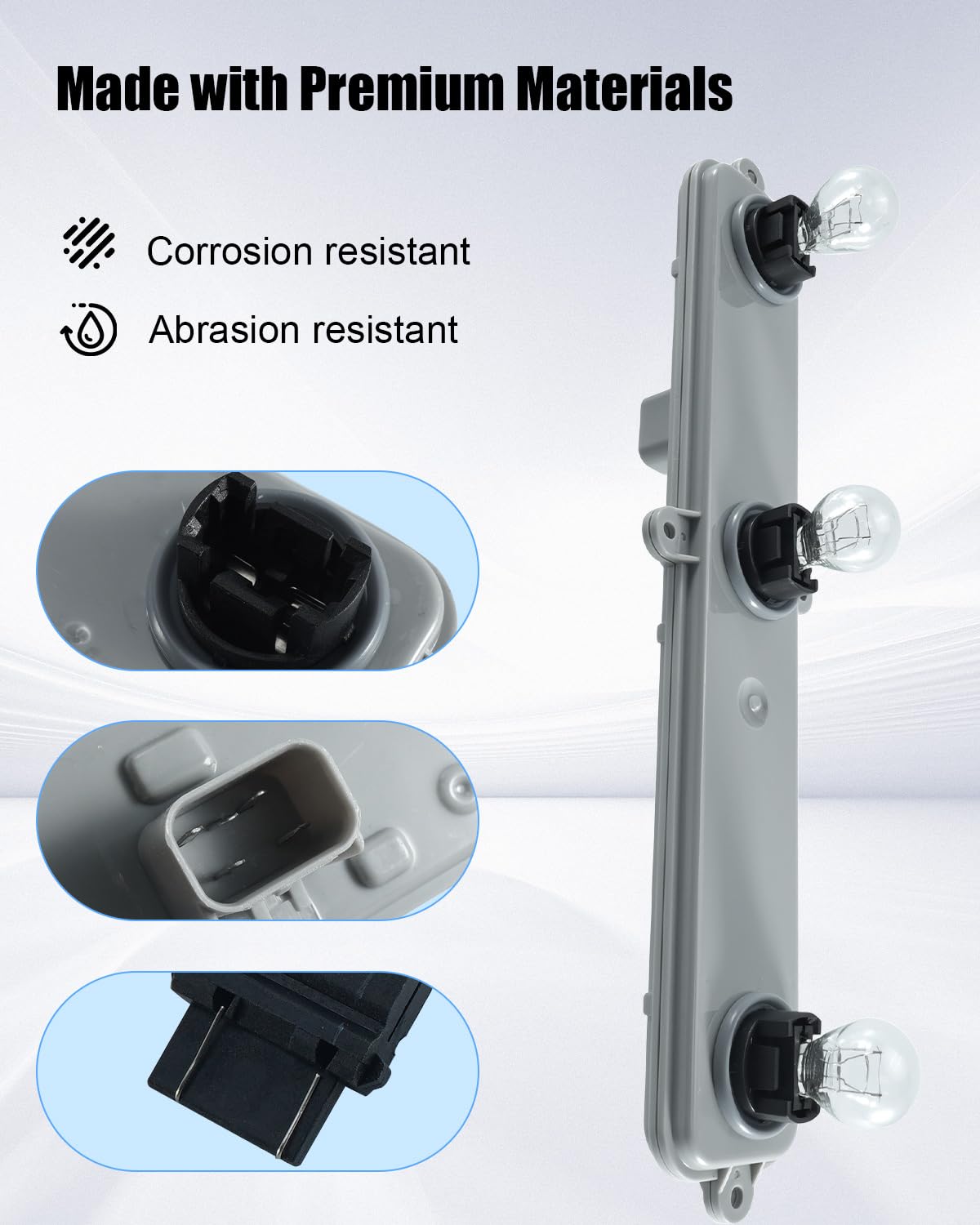 AUGREX corrosion-resistant tail light board with robust materials designed for heat and moisture resistance.