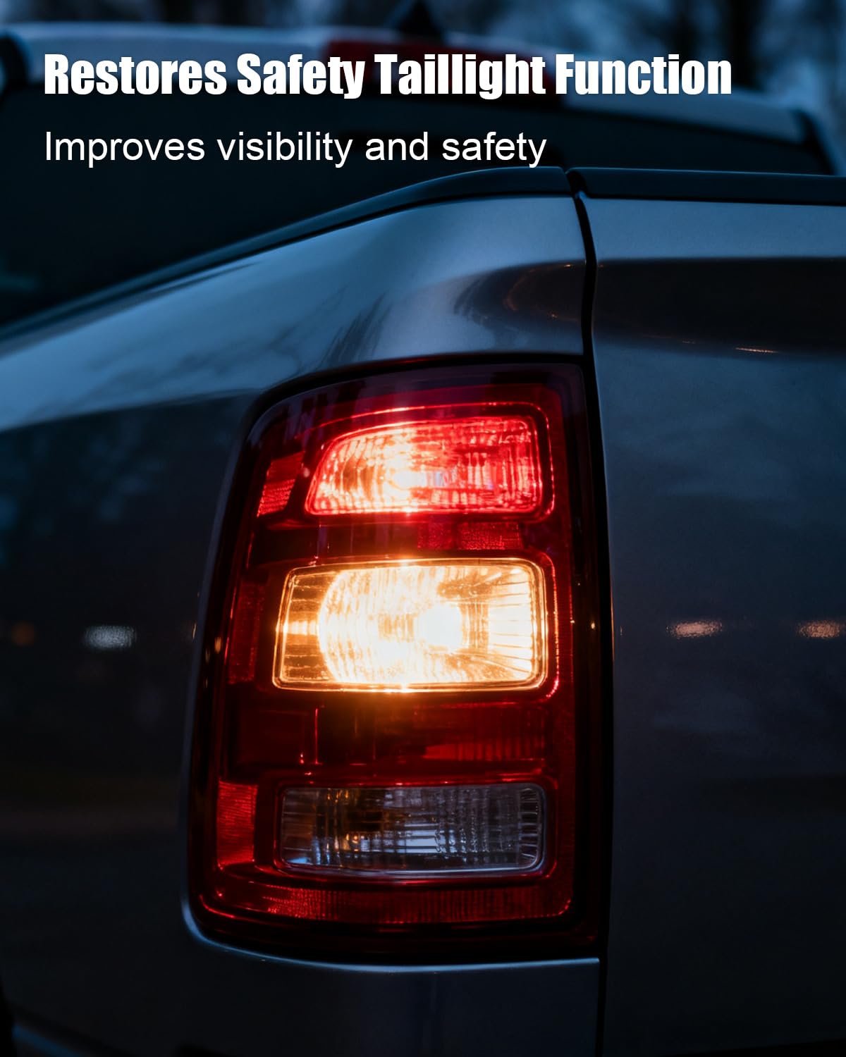 AUGREX tail light board close-up with waterproof housing protecting circuits in rain and mud.