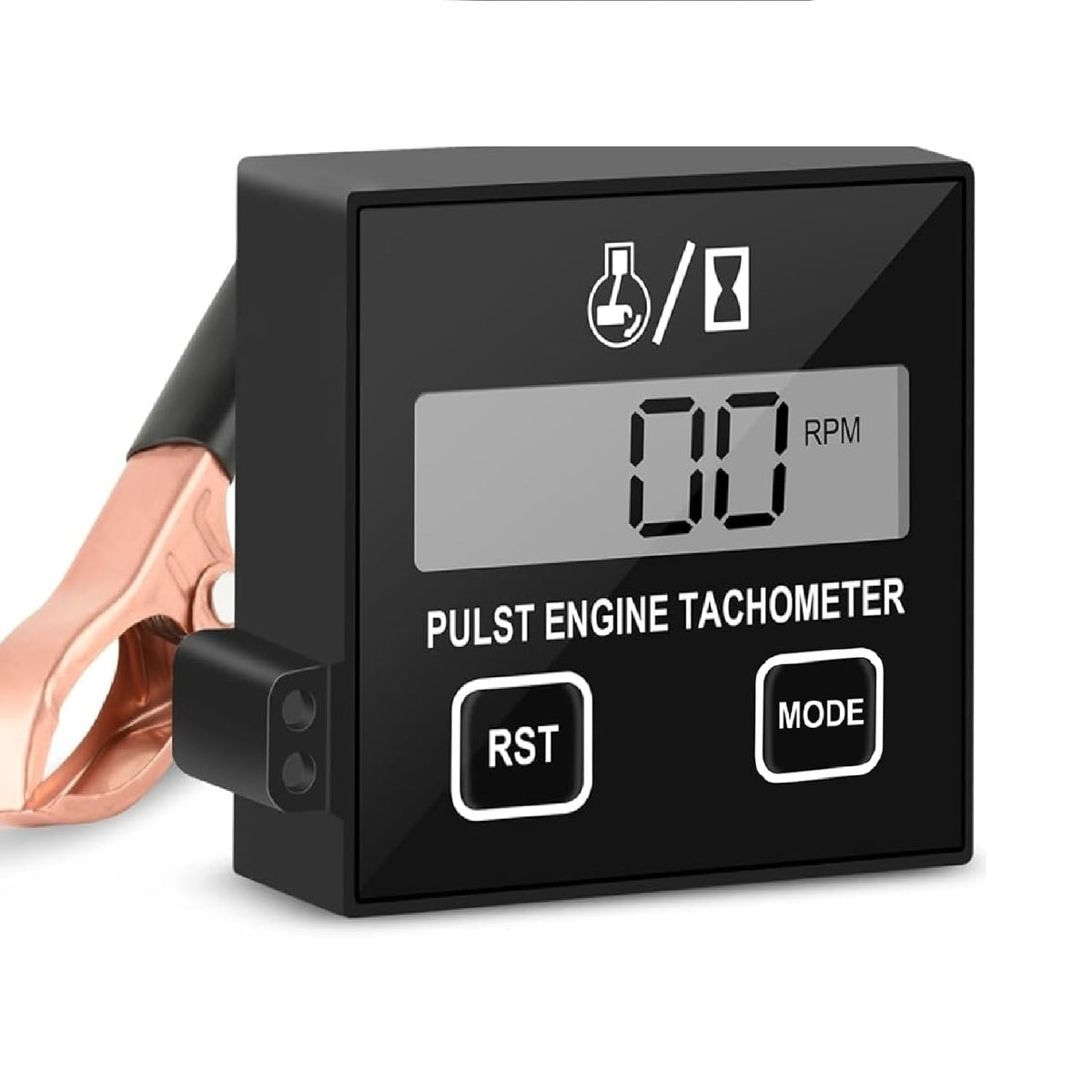 AUGREX small engine tachometer packaging with quick setup and included accessories.