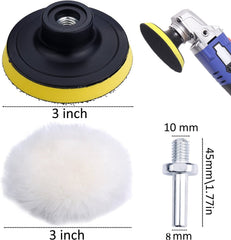 Augshy wool buffer pads delivering refined finishing.