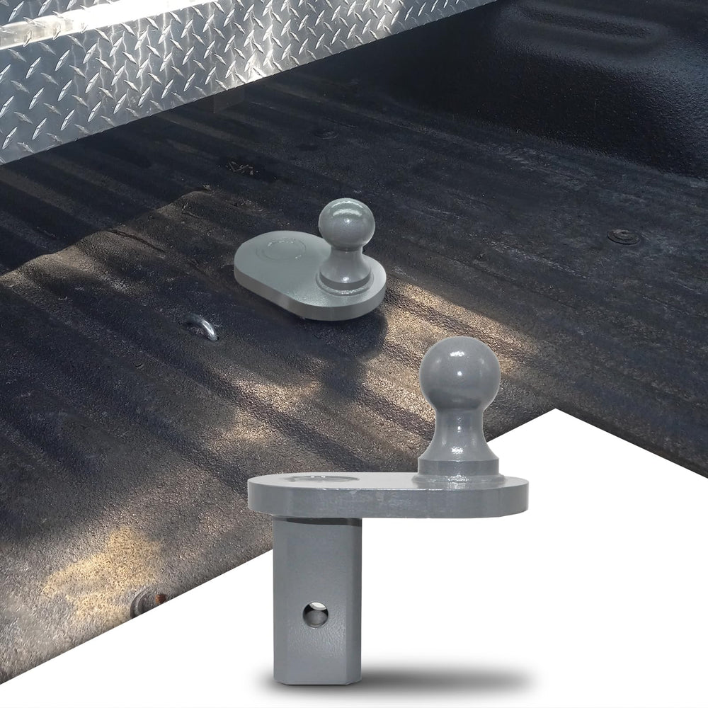 AUGSMIAR GNXA4085 gooseneck ball extender in rugged steel for strong towing compatibility
