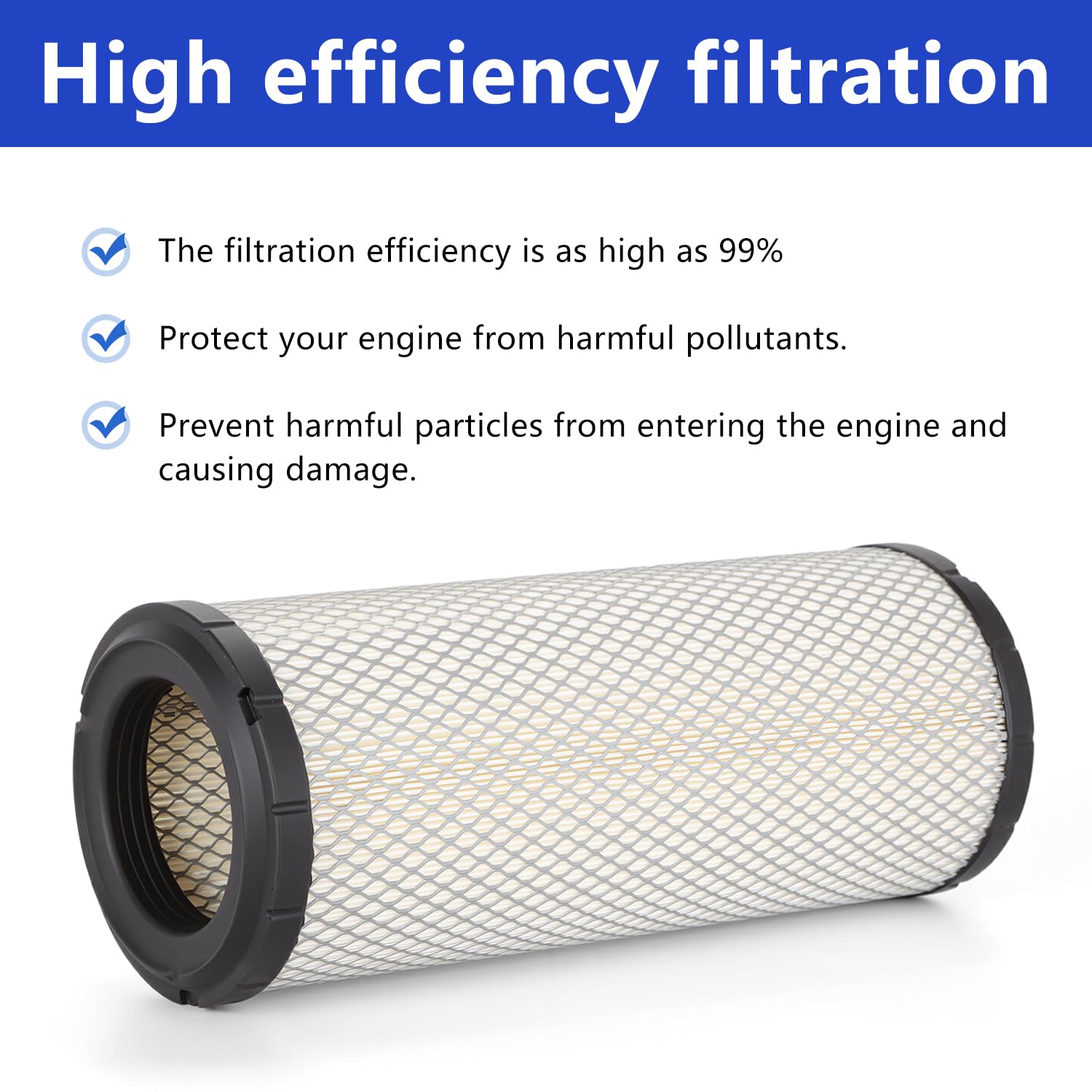 AUIVERED air filter packaging ready for OEM replacement.