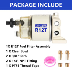 AUIVERED R12T 10-micron filtration improves fuel cleanliness and engine performance.