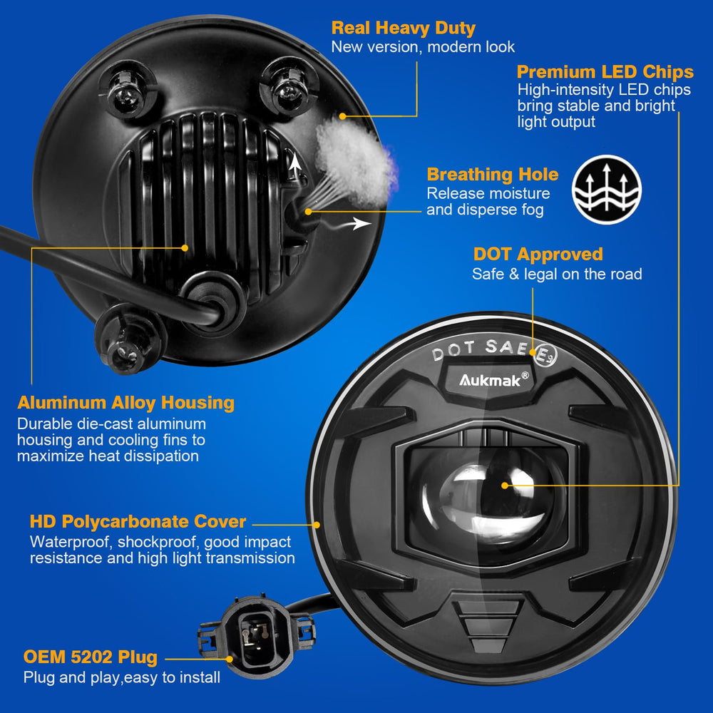 Aukmak durable aluminum housing exhibits rugged construction and heat dissipation