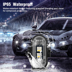 Aukmak USB rechargeable strobe lights with rapid charging and long life