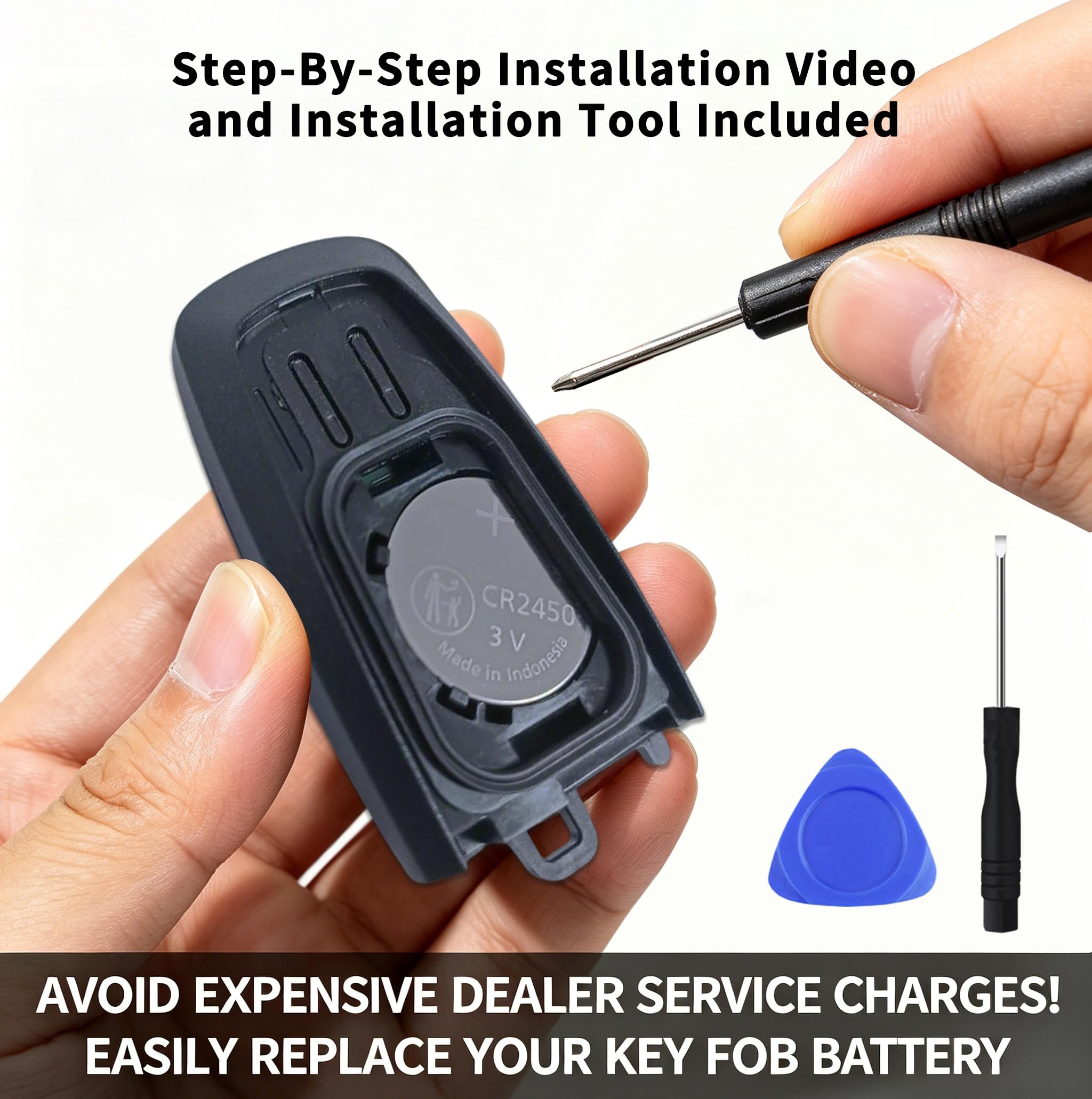 Auliguy step-by-step video guide aids Ford key fob replacement.