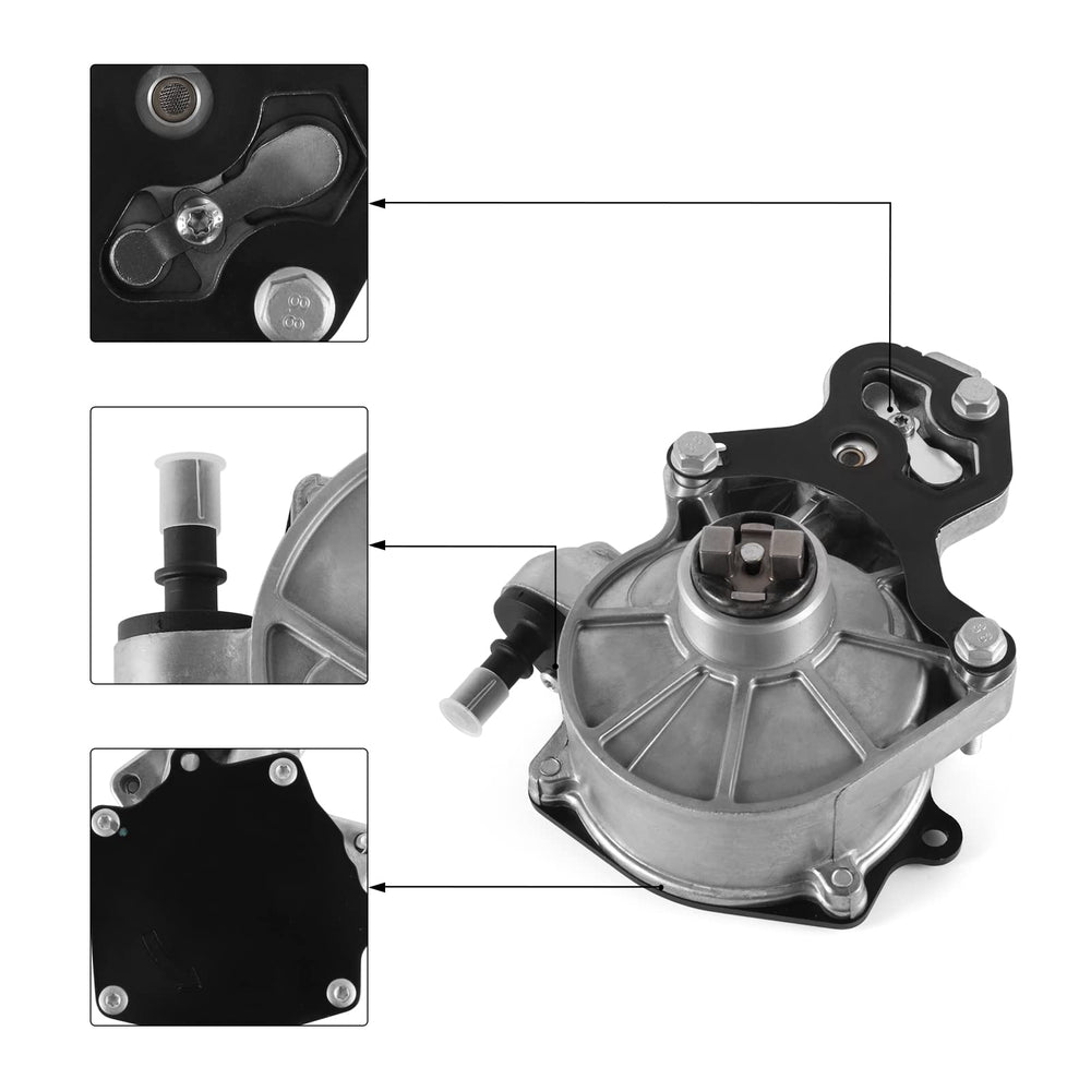 AULINK 12686657 vacuum-pump installed in Impala engine bay showing OEM fit