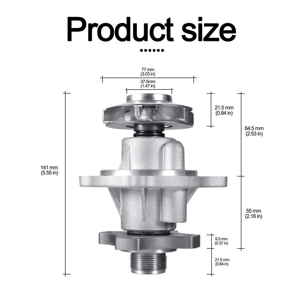 AULINK AW5097 water pump with gasket seals emphasizes complete install kit