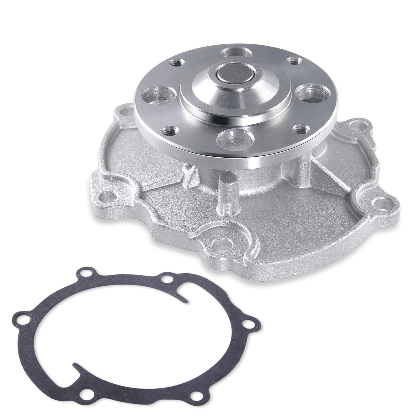 AULINK AW5103 water pump front view highlights durable bearings for lasting cooling performance