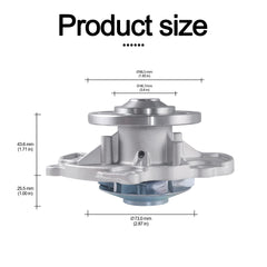 AULINK AW5103 water pump during under hood installation demonstrates bolt on design