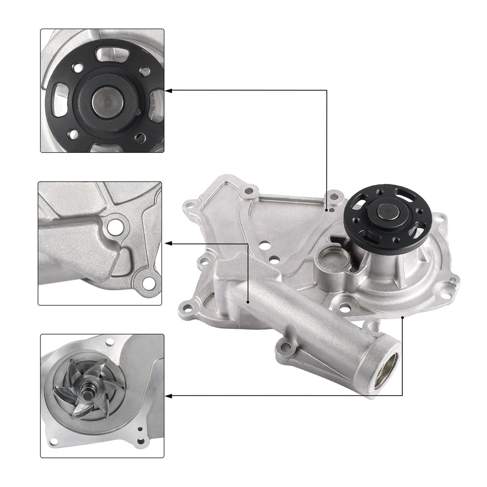 AULINK AW6048 water pump back view showing robust housing for durability