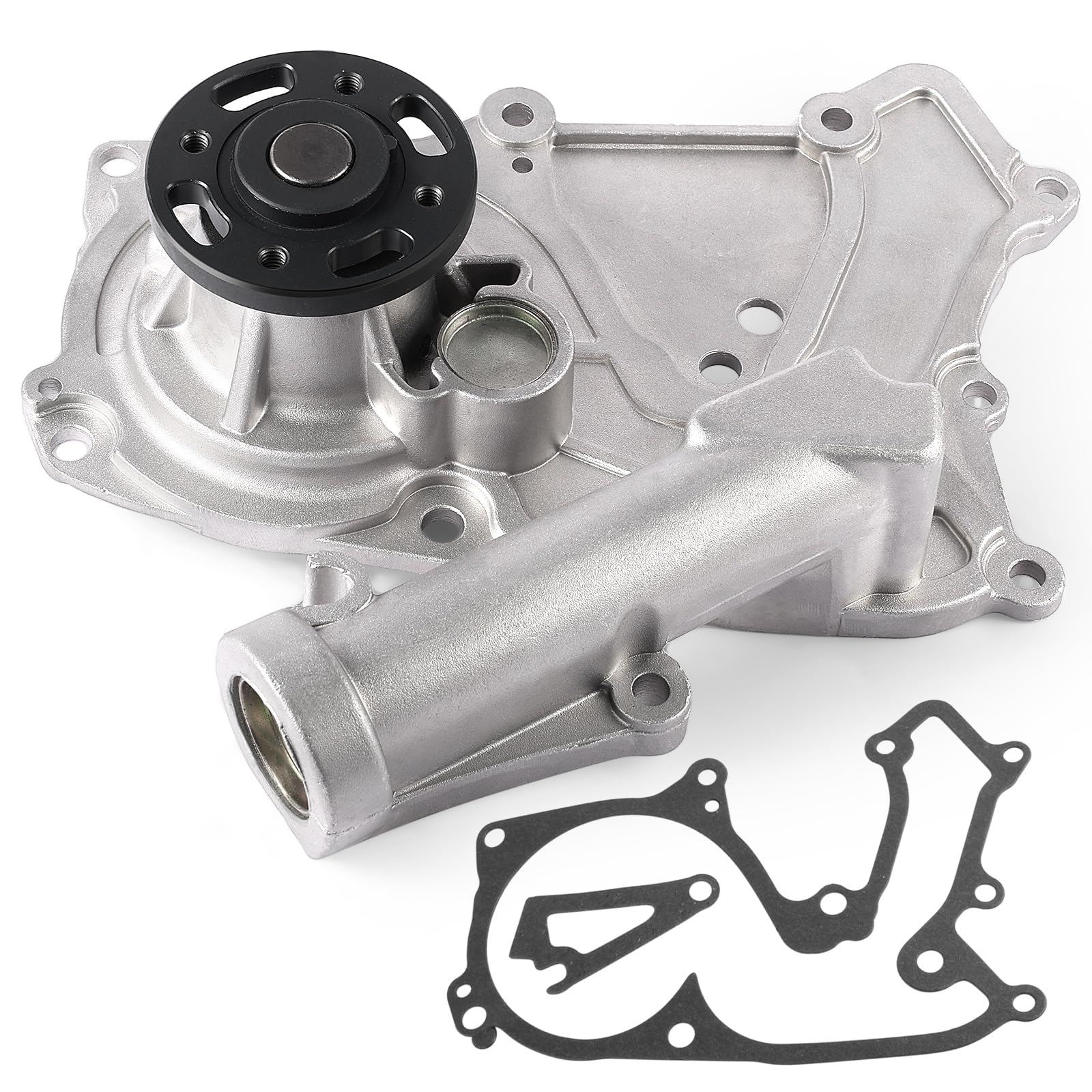 AULINK AW6048 water pump front view for reliable cooling in Hyundai and Kia V6 engines