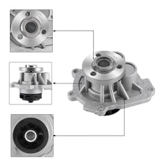 AULINK AW6184 water pump front view showing durable build for reliable operation.