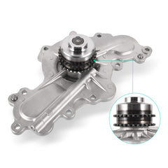 AULINK AW6348 water pump with double-row sprocket provides stable cooling.