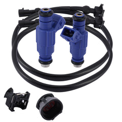AULINK fuel injector harness 0280156208 front view, reliable compatibility with Polaris engines.