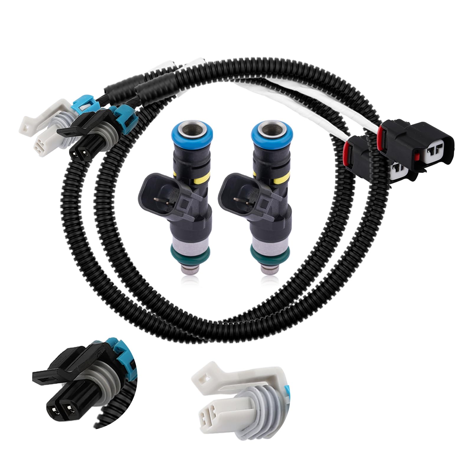 AULINK fuel injector harness 0280158197 front view for Polaris engines