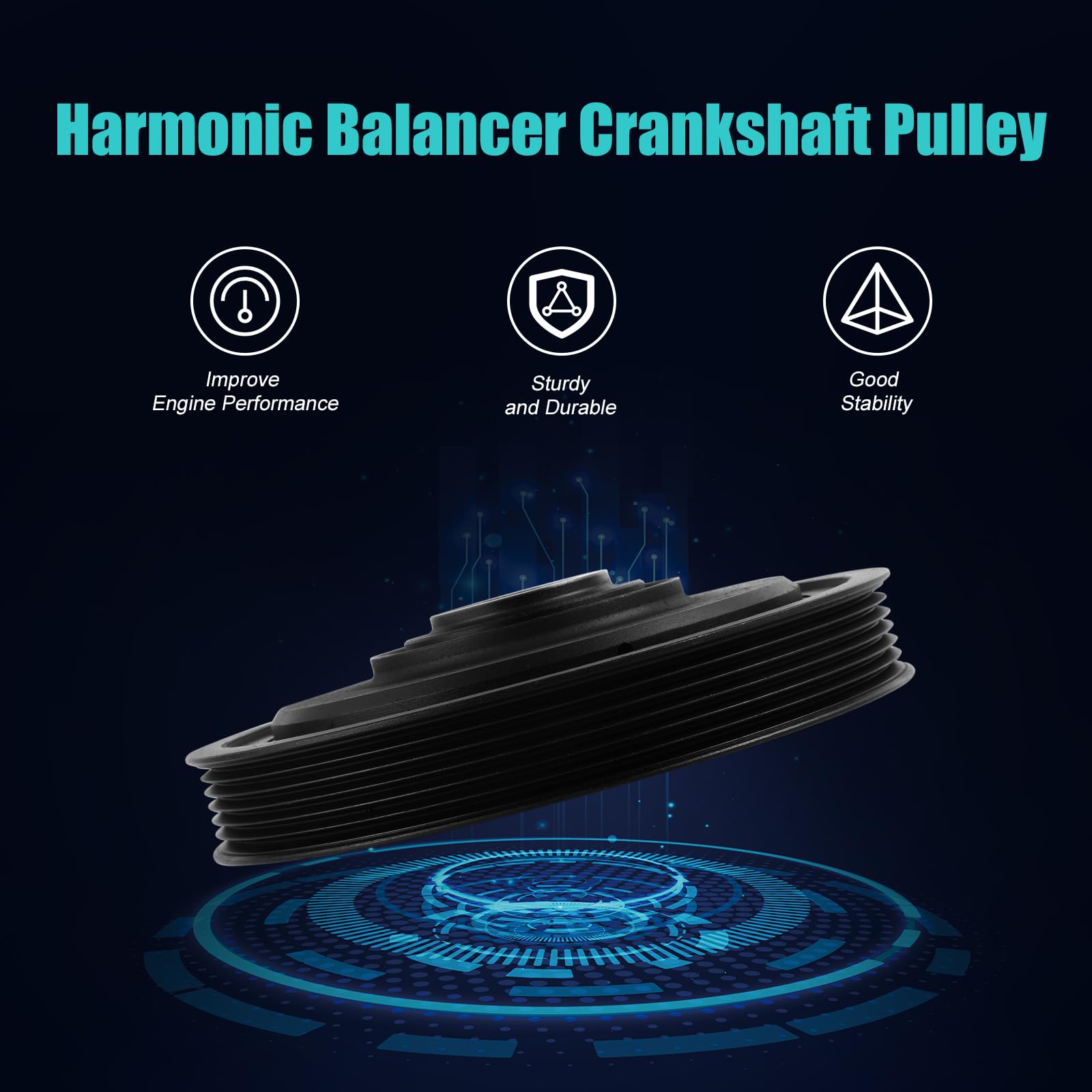 AULINK harmonic balancer fitment-compatibility supports reliable installation across compatible models.
