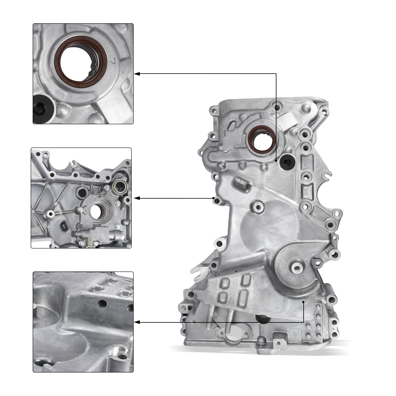 AULINK M574 timing chain cover oil pump for Hyundai Elantra 2.0L with OE-like reliability.