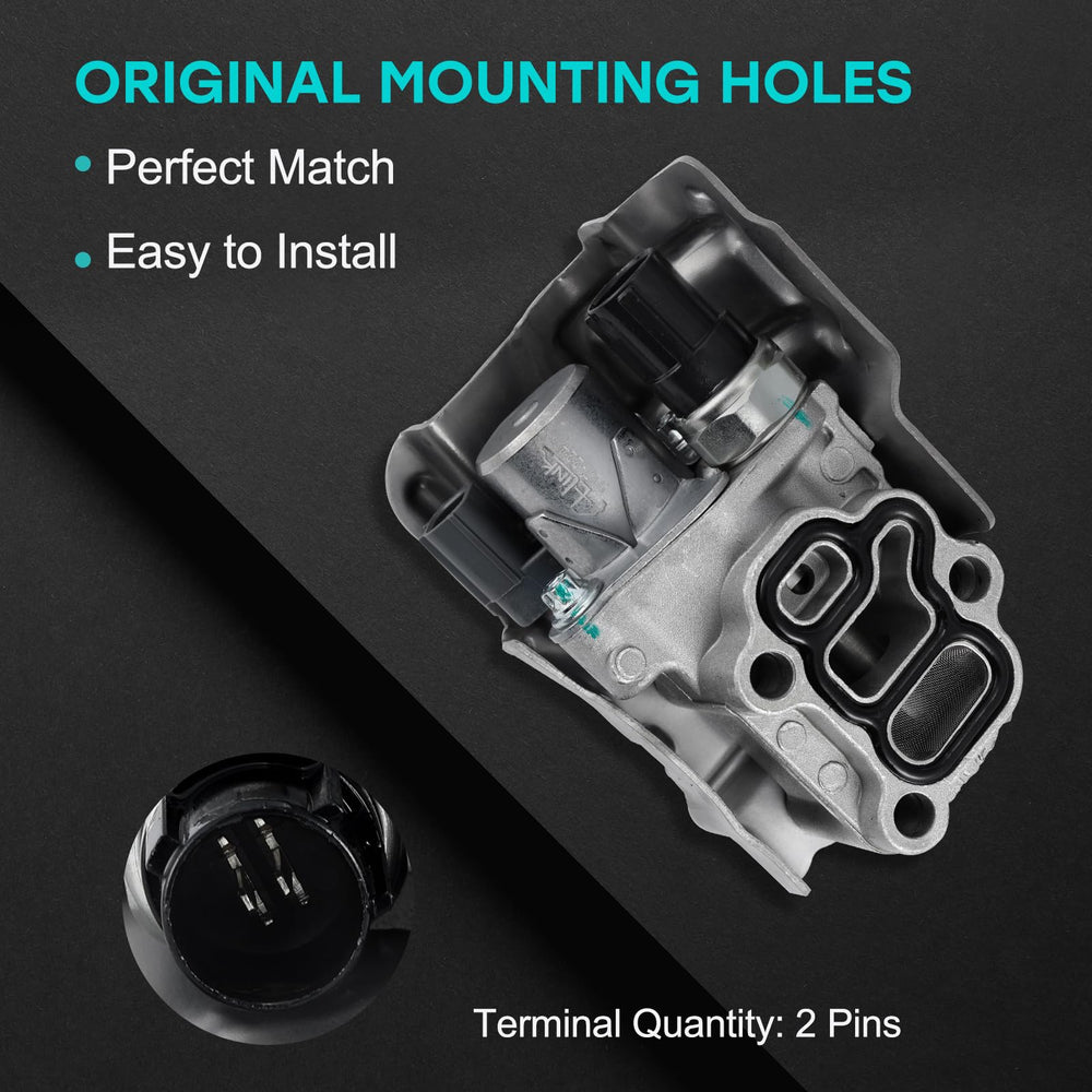 AULINK OCV solenoid in engine bay during installation for straightforward fitment.