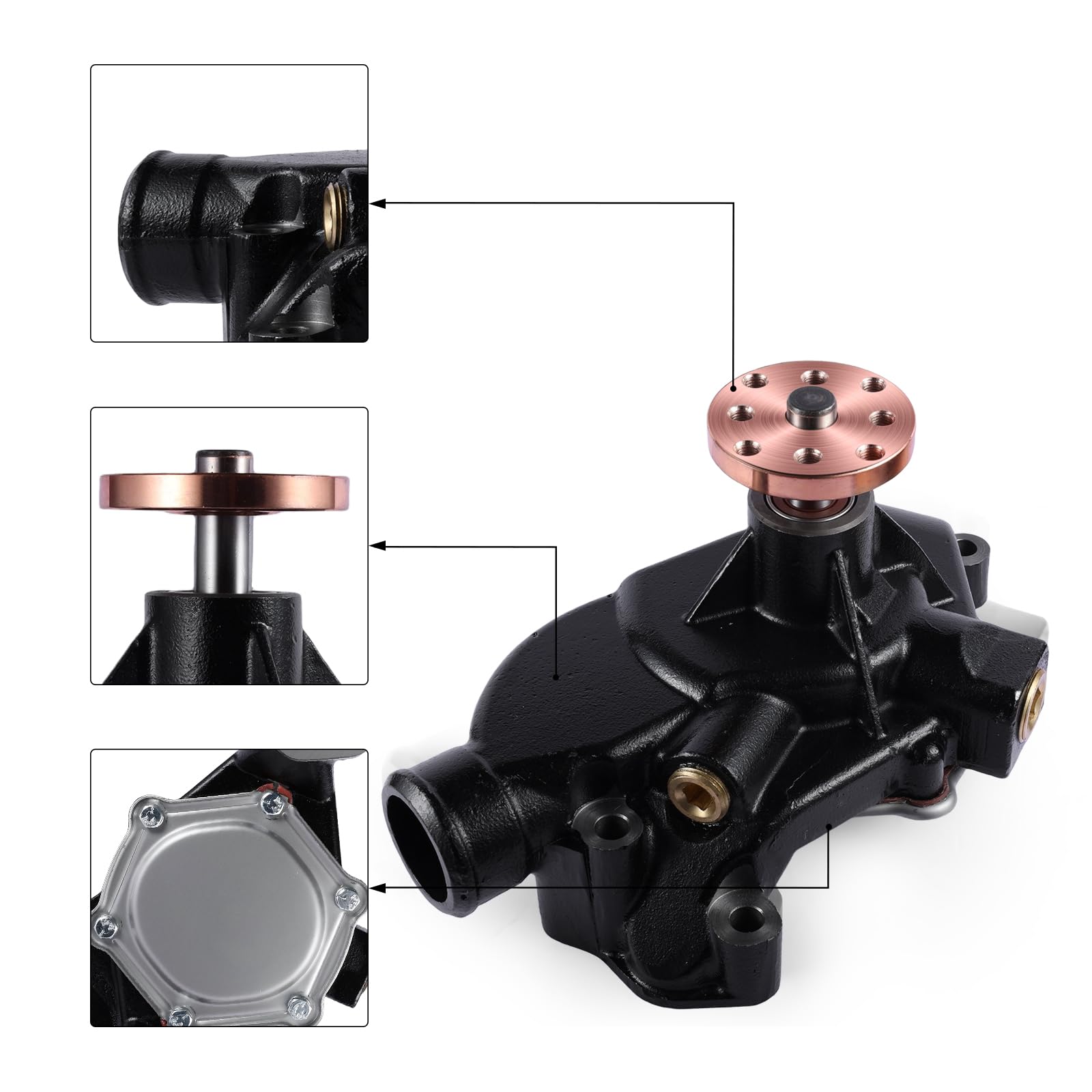 AULINK Sea Water Pump bronze impeller highlights durable engine cooling capability