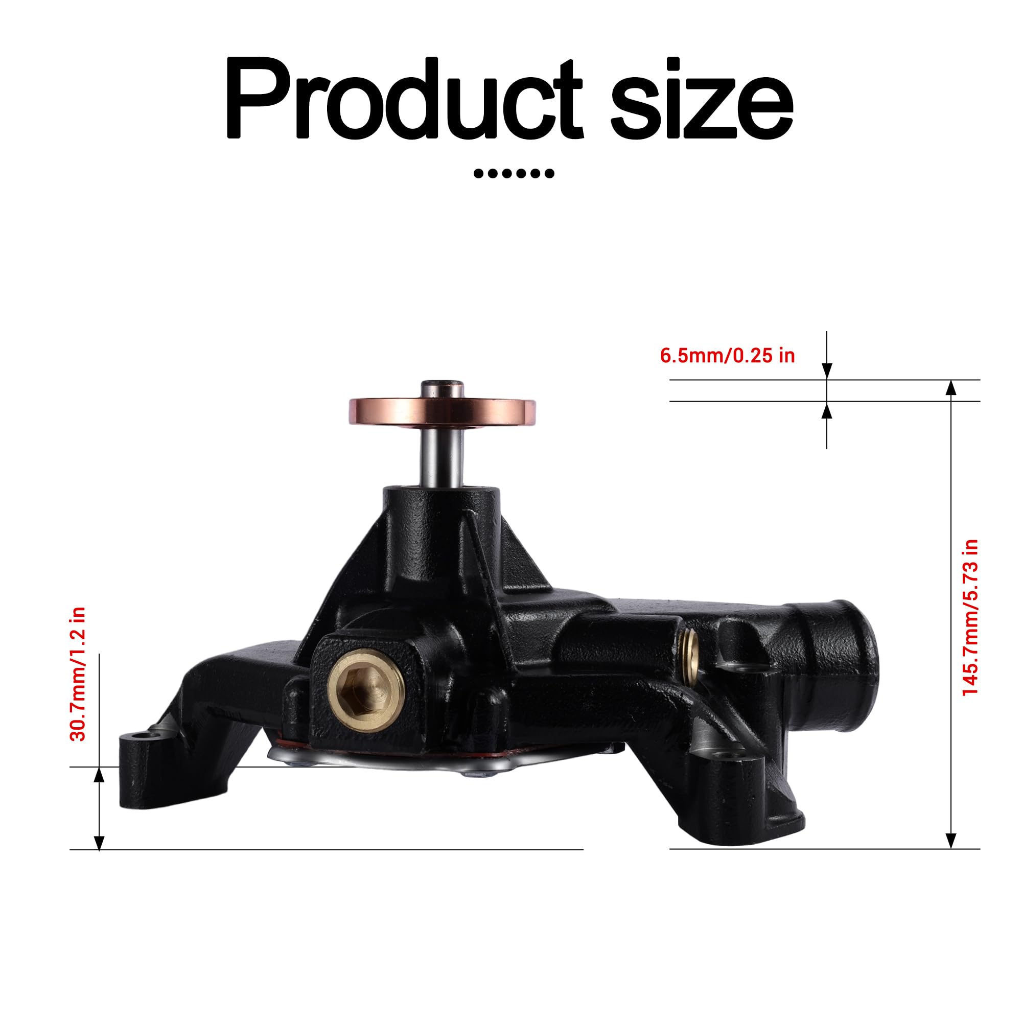 AULINK Sea Water Pump C&U bearing close-up demonstrates premium support