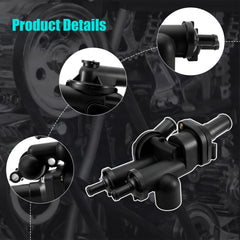 AULINK thermostat housing side angle highlights compact, easy-install design