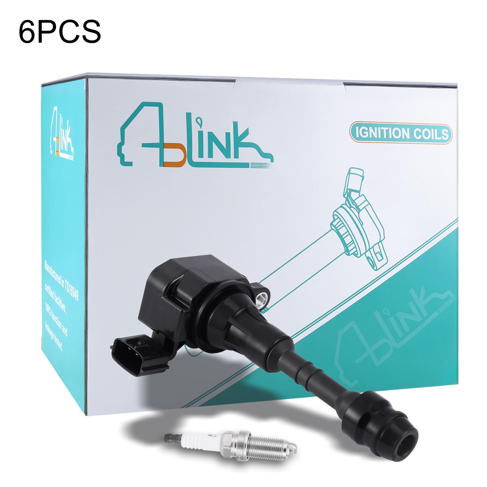 AULINK UF349 packaging image indicating a complete 6-piece set for quick swap.