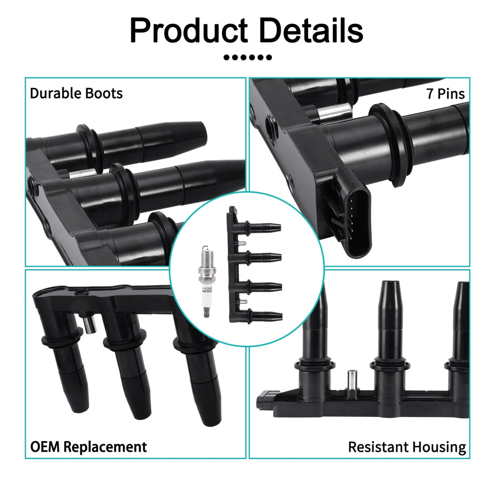 Closeup of AULINK UF620 coil pack showing robust contacts and durability