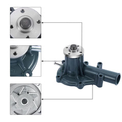 AULINK water pump 70mm impeller, side view, easy installation potential.