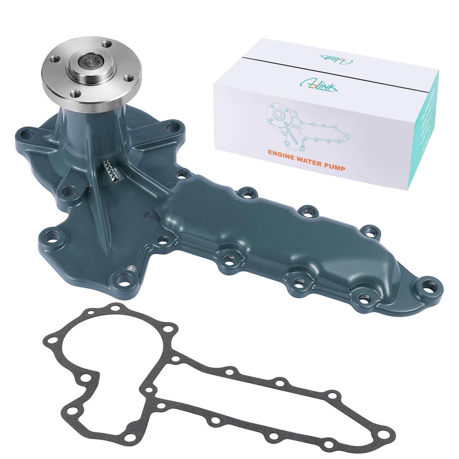 AULINK water pump Kubota engine assembly view for confident installation