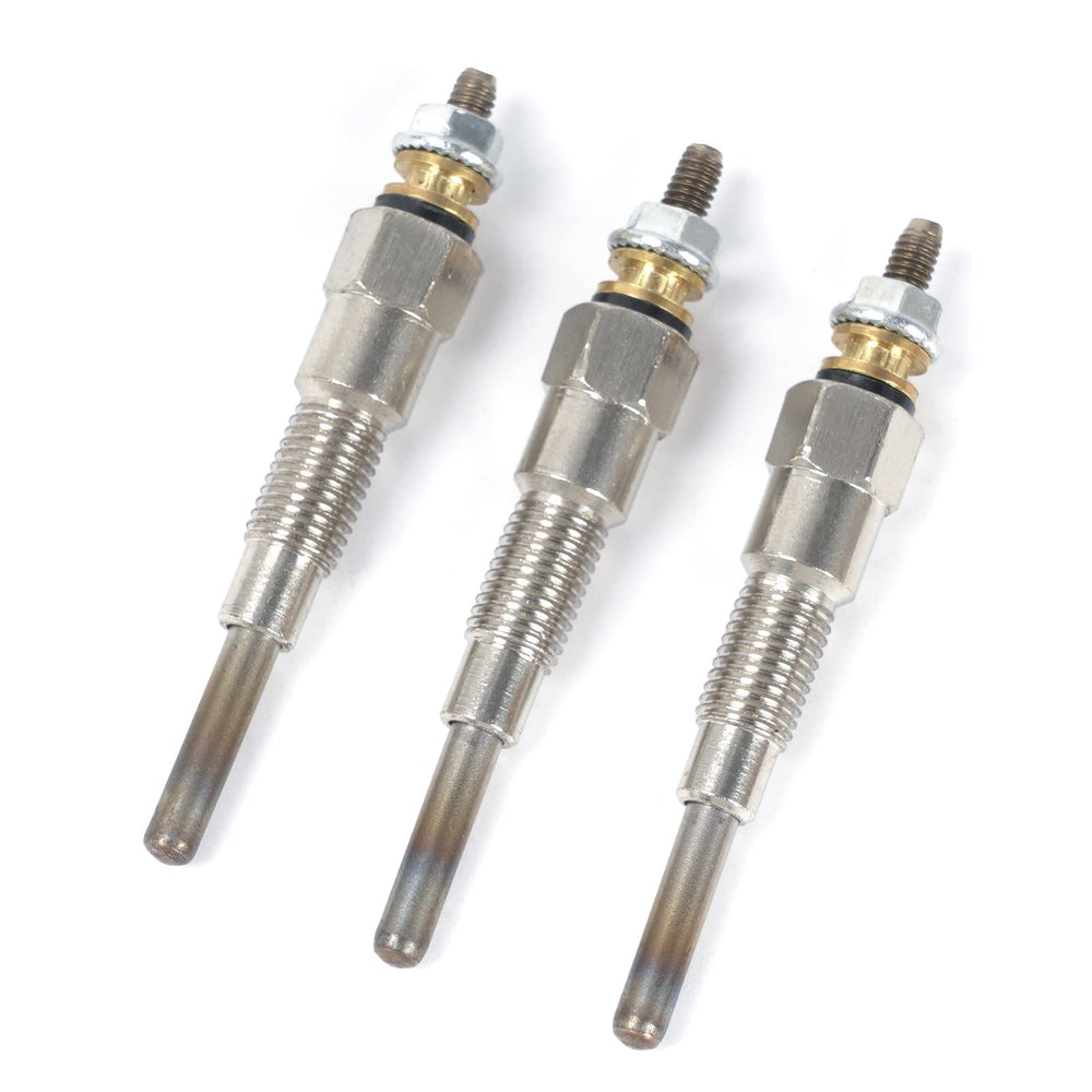 Aumtoni glow plug 3-pack for Kubota engines improves cold starts.