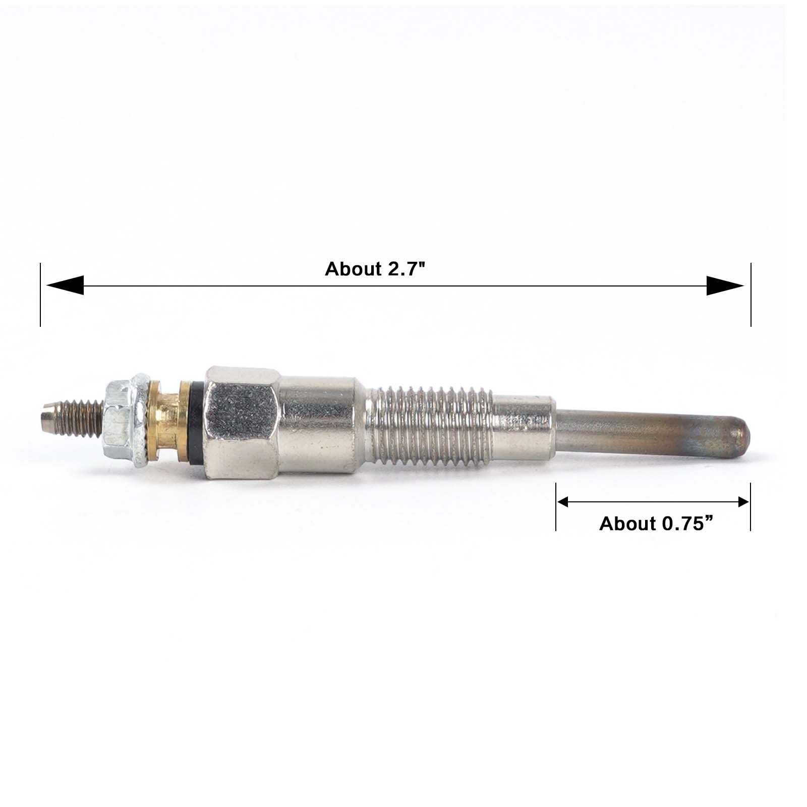 Aumtoni glow plug designed for Kubota D722-D1105 engines.