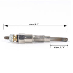Aumtoni glow plug designed for Kubota D722-D1105 engines.