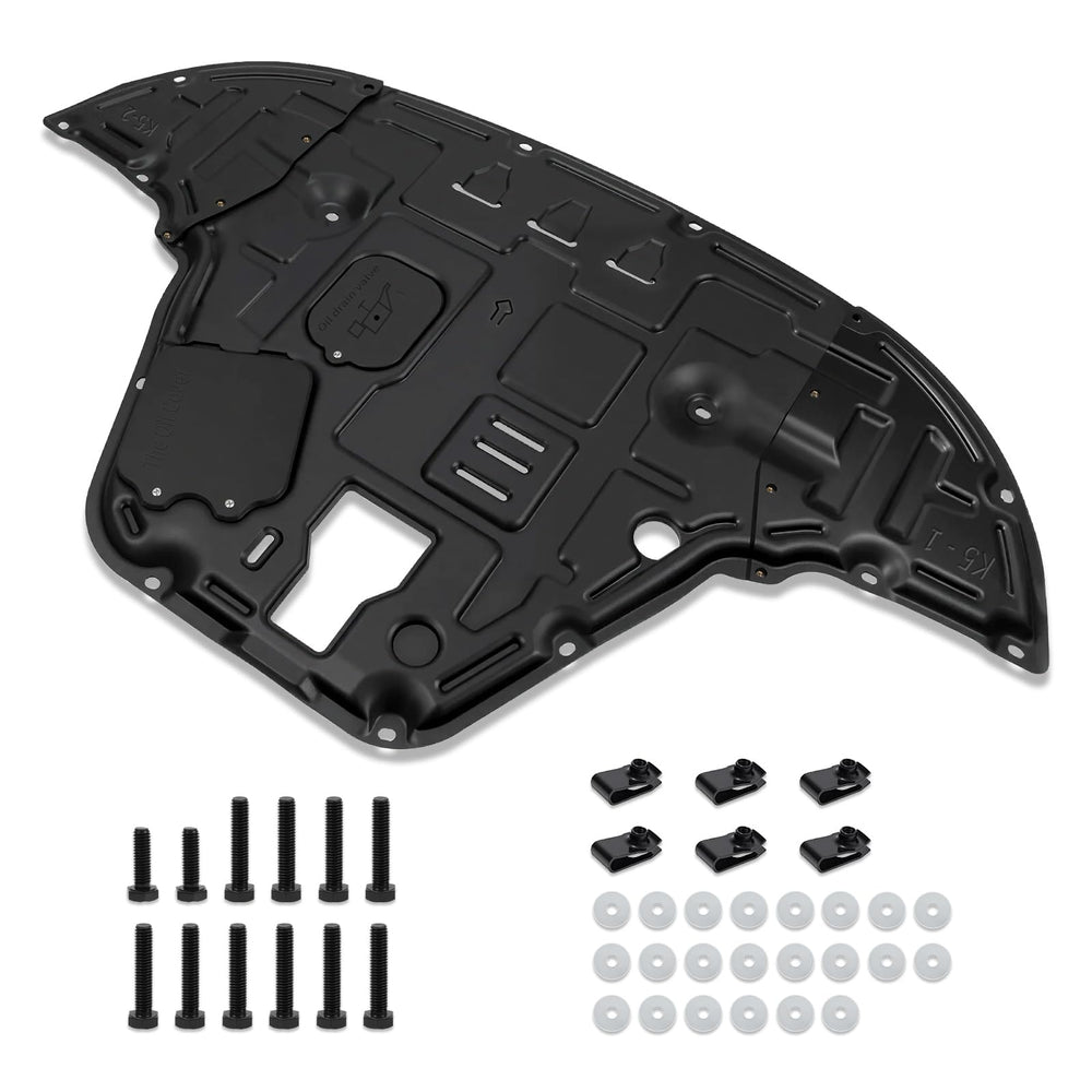 Aumtoni K5 front engine splash shield protects the undercarriage from road debris