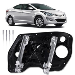 Aumzong window regulator left driver side for Hyundai Elantra enhances smooth operation.