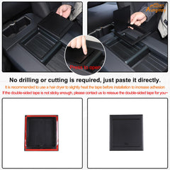 Aunginsy ABS armrest cover with secure self-adhesive installation