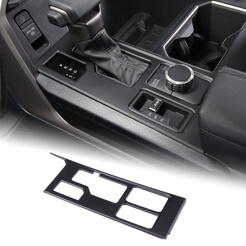 Aunginsy gear shift panel trim cover for Toyota Tundra protects the console from scratches