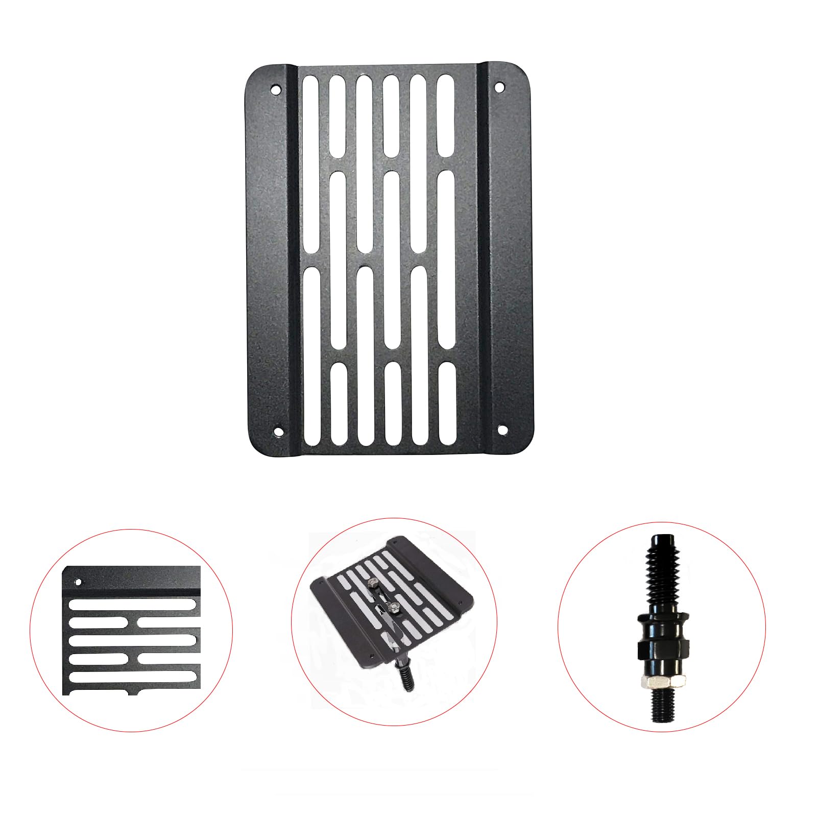 AUNOLLYS mounting accessories pack for quick, tool-free installation.