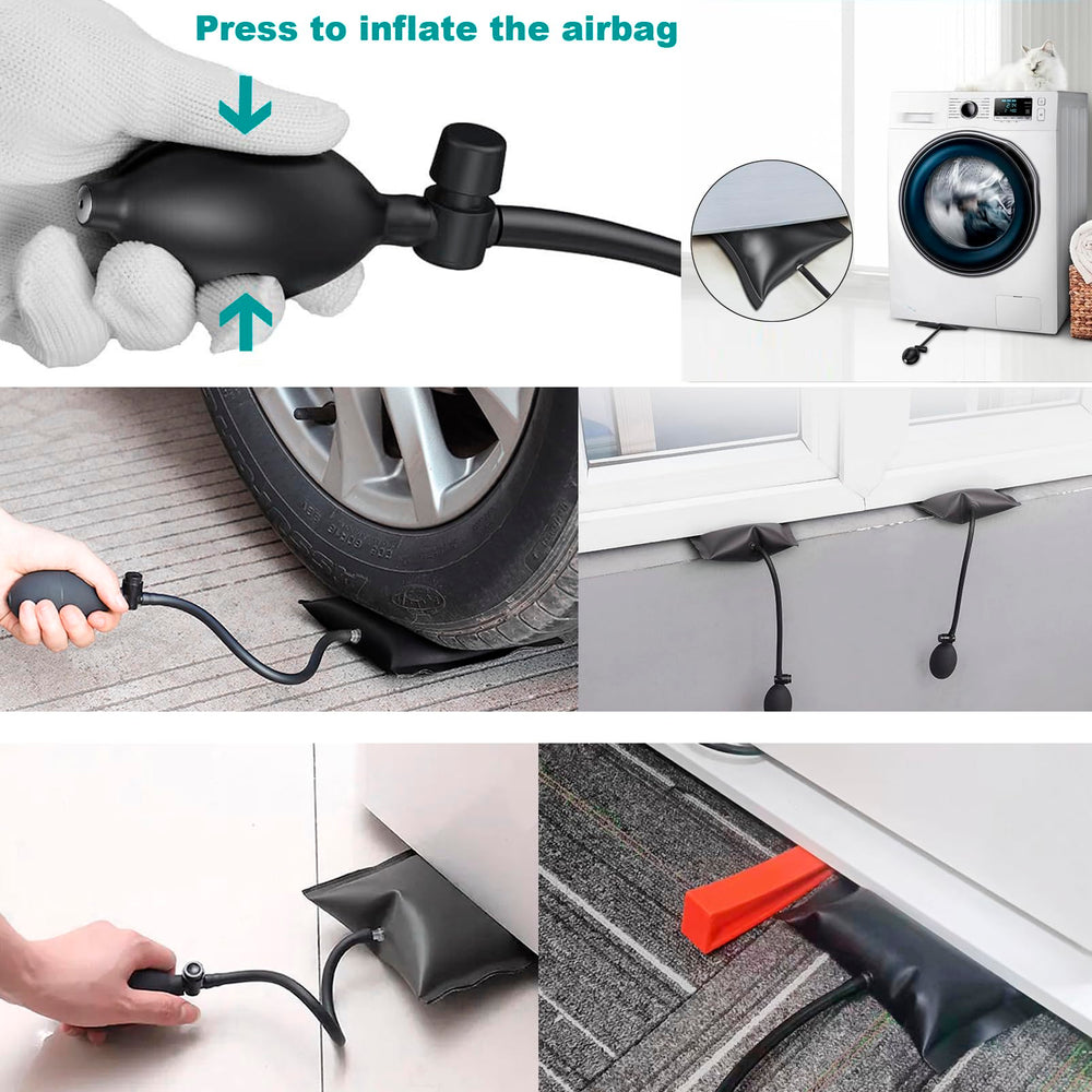 Auomii air wedge bag helps move and level large appliances safely